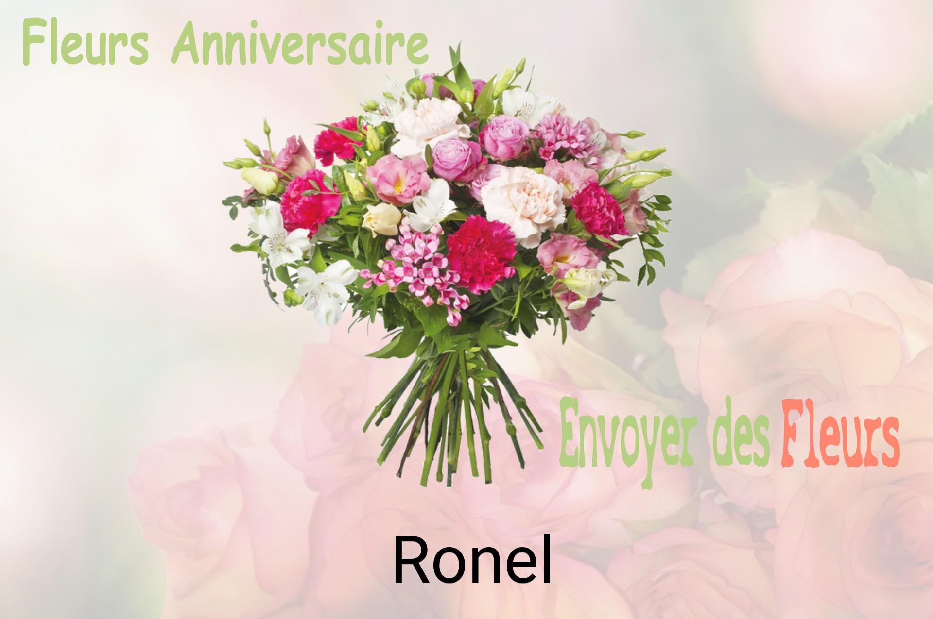 Bouquet de fleurs d’anniversaire livré à Ronel