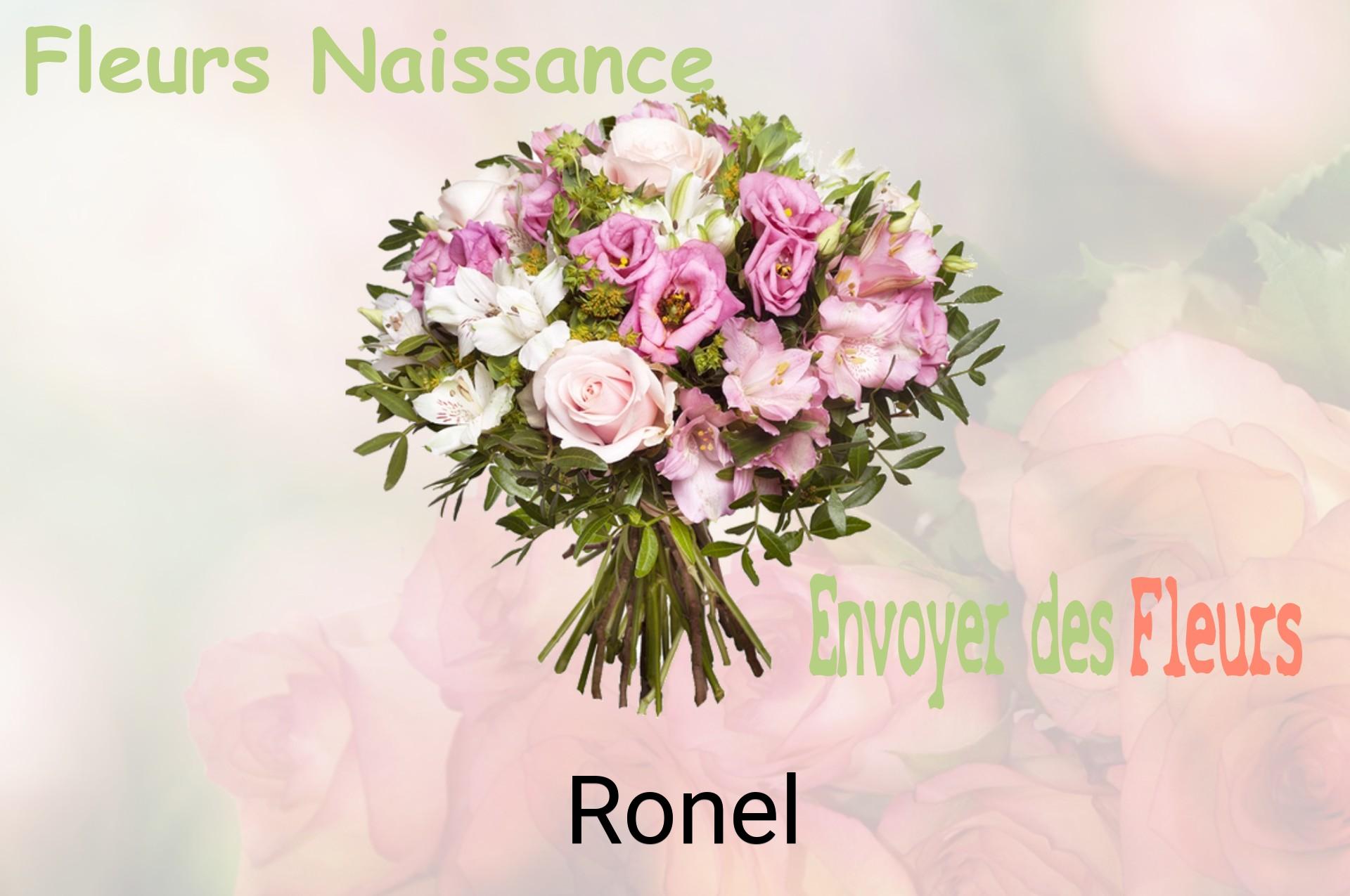 Bouquet de fleurs de naissance livré à Ronel